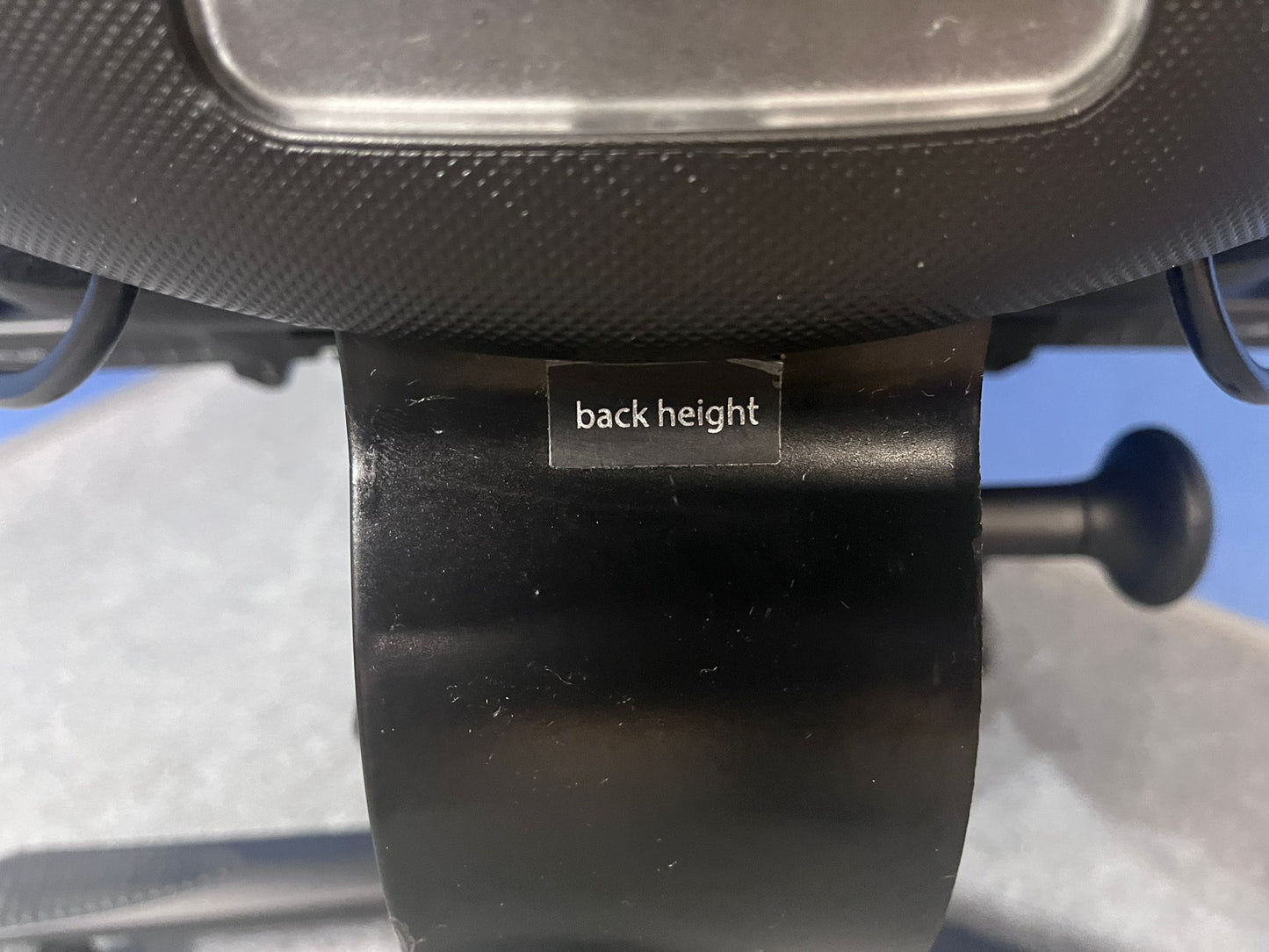 Orangebox Flo High Back Task Armchair with Headrest Black (used)