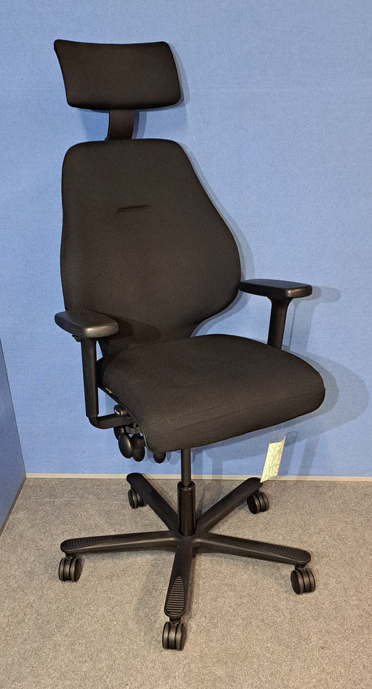 Orangebox Spira Plus High Back Armchair Black (used)