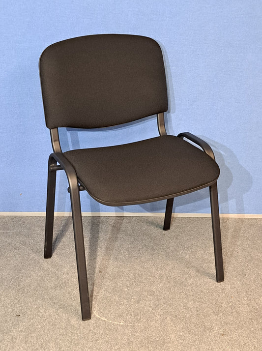 Visitor / Meeting Chair Black on a Black Frame (used)