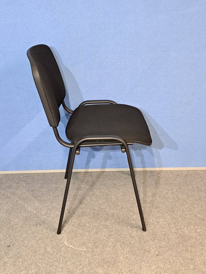 Visitor / Meeting Chair Black on a Black Frame (used)