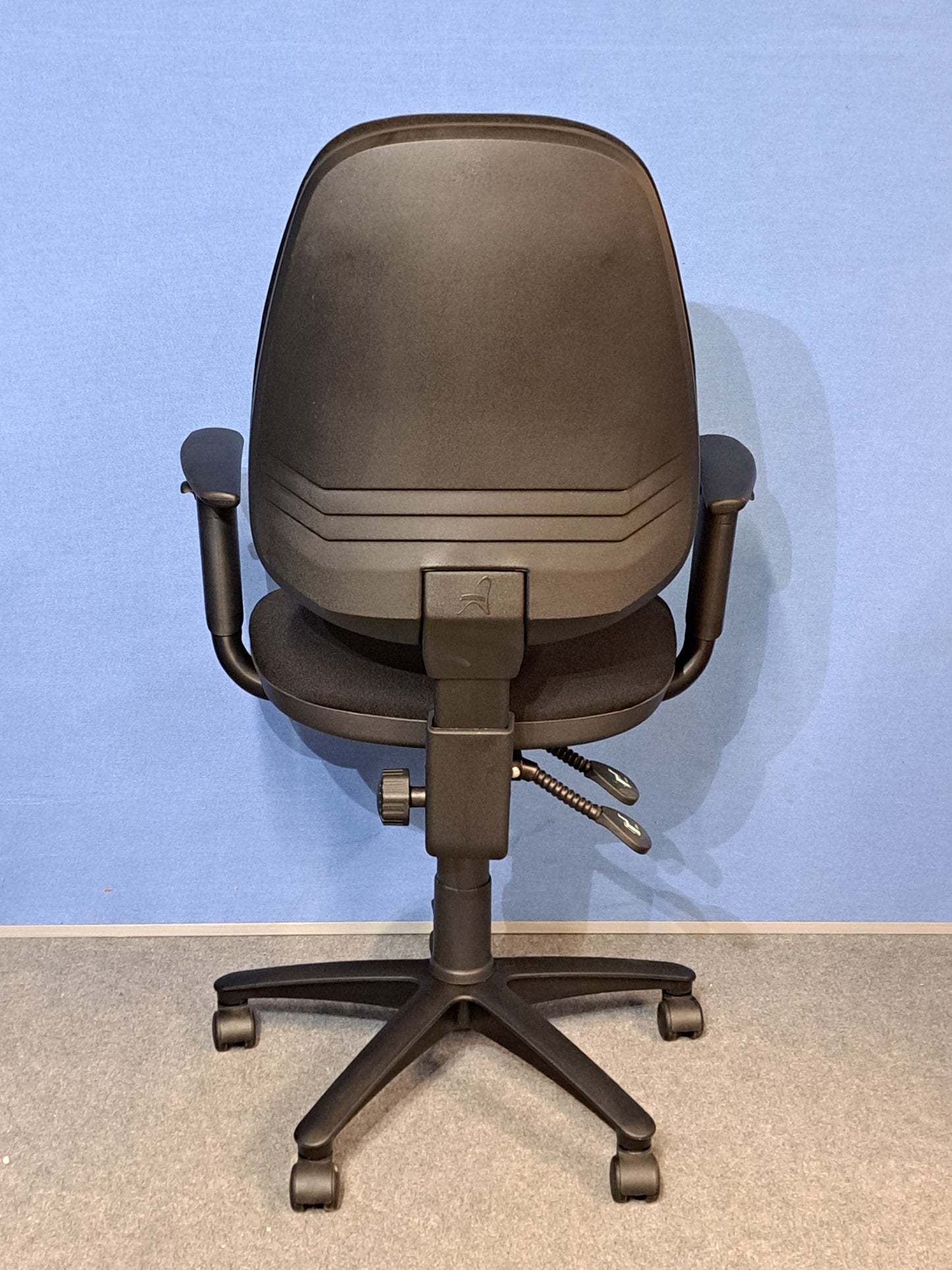 High Back Operators Armchair Black (used)