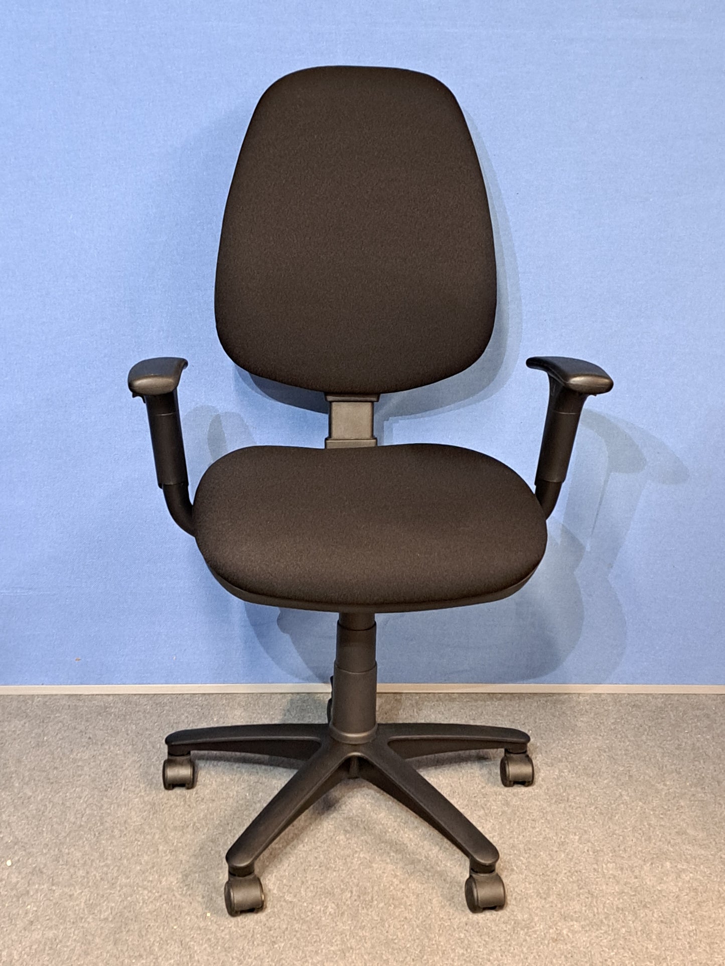 High Back Operators Armchair Black (used)