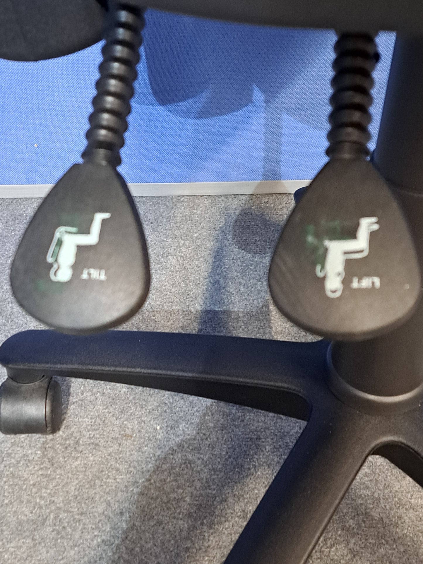 High Back Operators Armchair Black (used)