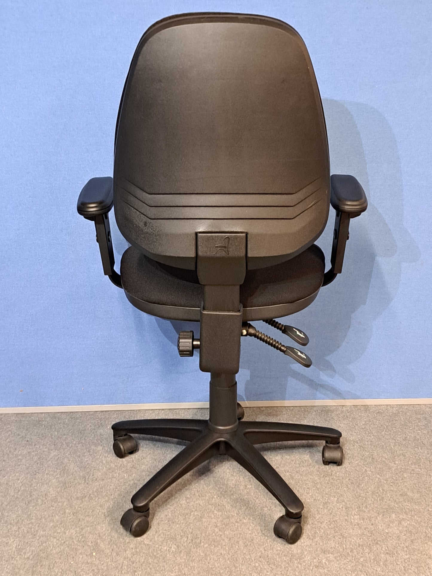 High Back Operators Armchair Black (used)