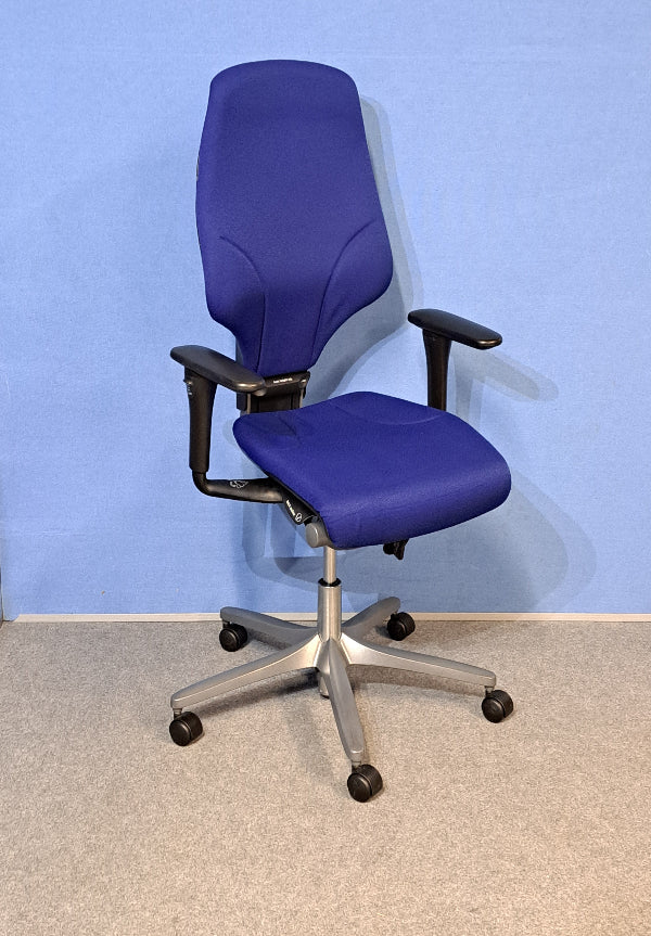 Giroflex G64 High Back Operators Armchair BLue(used)