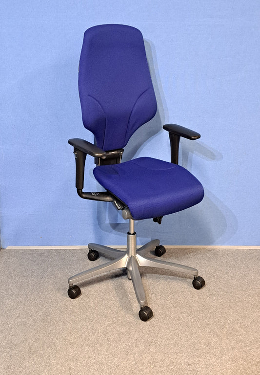 Giroflex G64 High Back Operators Armchair BLue(used)