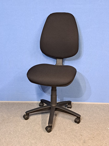 High Back Operators Chair Black (used)