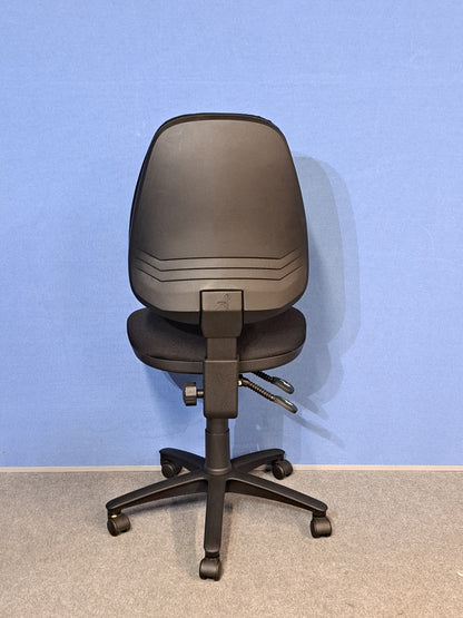 High Back Operators Chair Black (used)