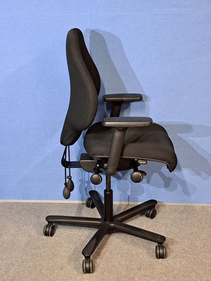 SALE Orangebox Spira Plus Medium Back Armchair Black (used)