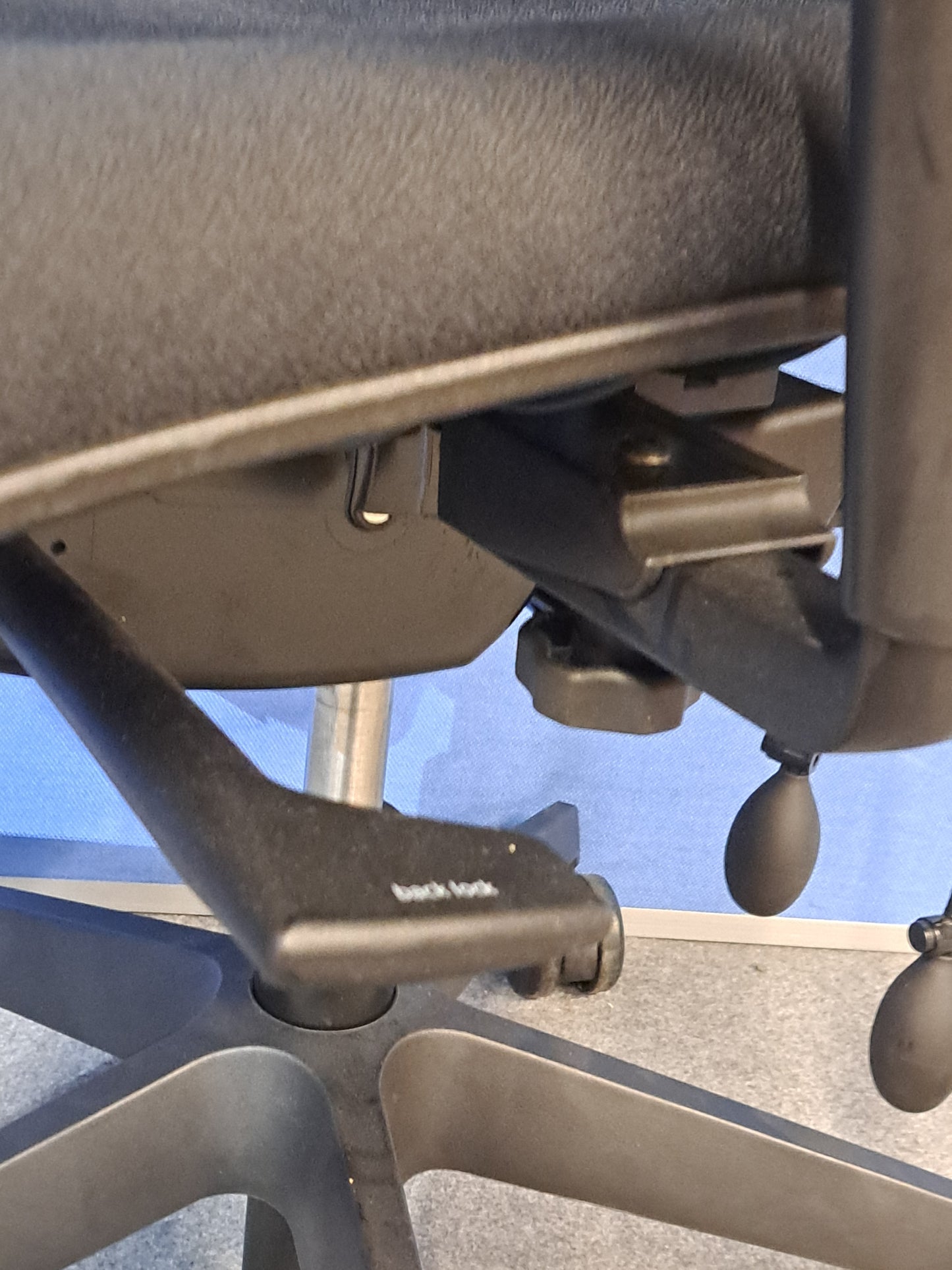 SALE Orangebox Spira Plus High Back Armchair inc Headrest Black (used)