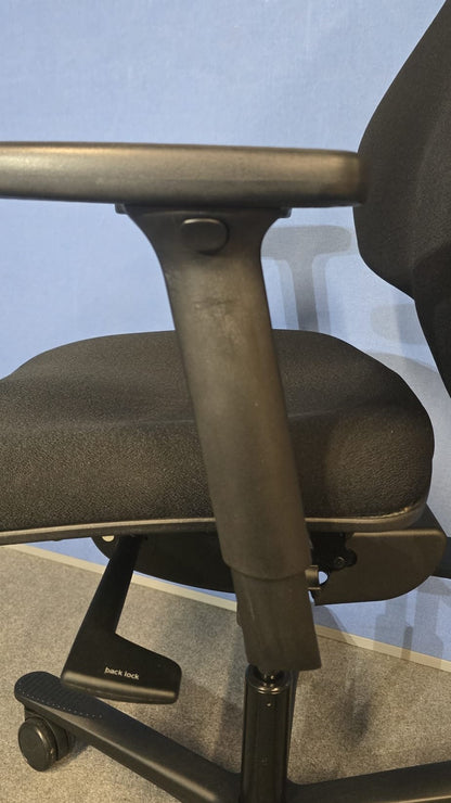 SALE Orangebox Spira Plus High Back Armchair Black (used)