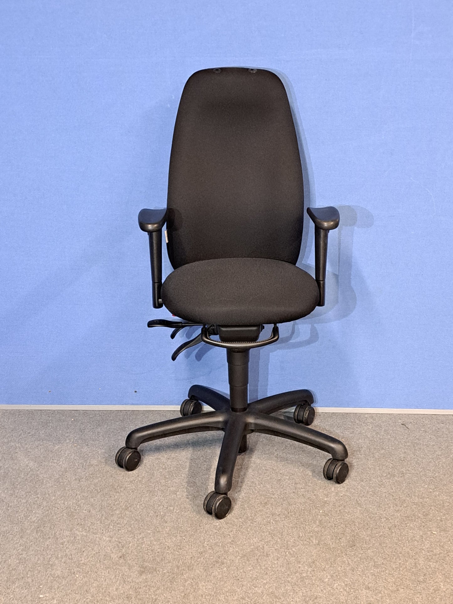Adapt by Ergochair Mid Back Operators Armchair - Black (used)
