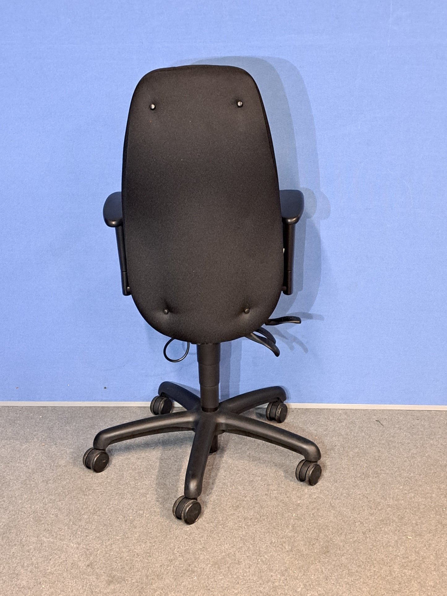 Adapt by Ergochair Mid Back Operators Armchair - Black (used)