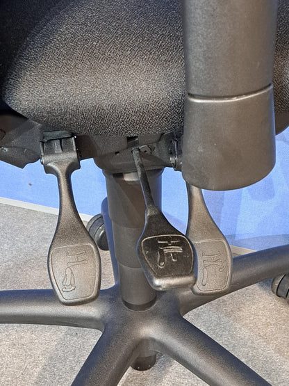 Adapt by Ergochair Mid Back Operators Armchair - Black (used)