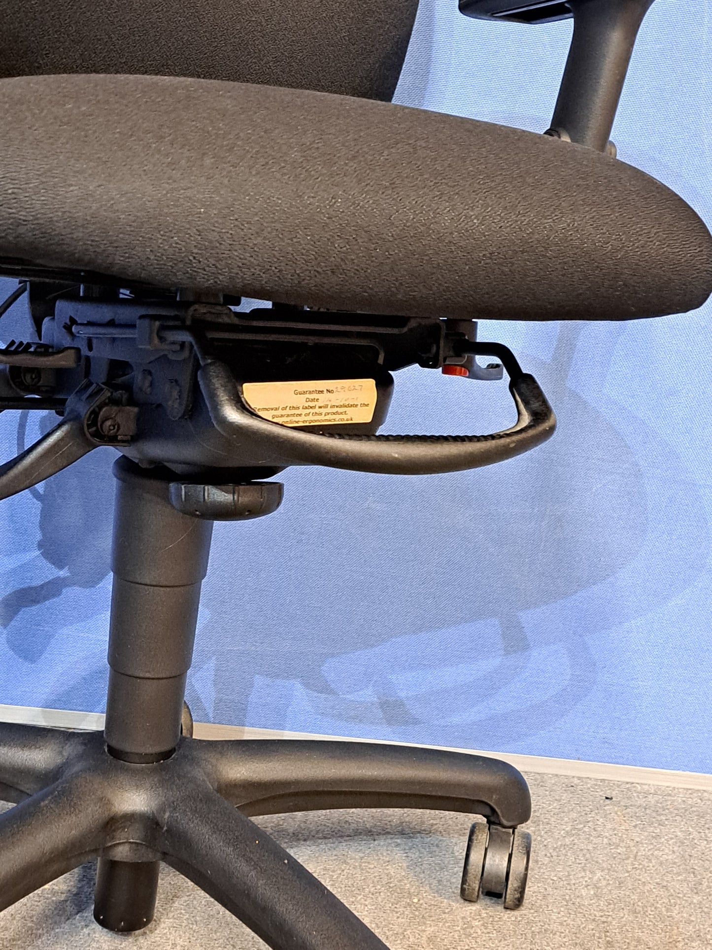 Adapt by Ergochair Mid Back Operators Armchair - Black (used)