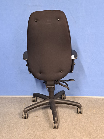 Adapt by Ergochair High Back Operators Armchair Black (used)