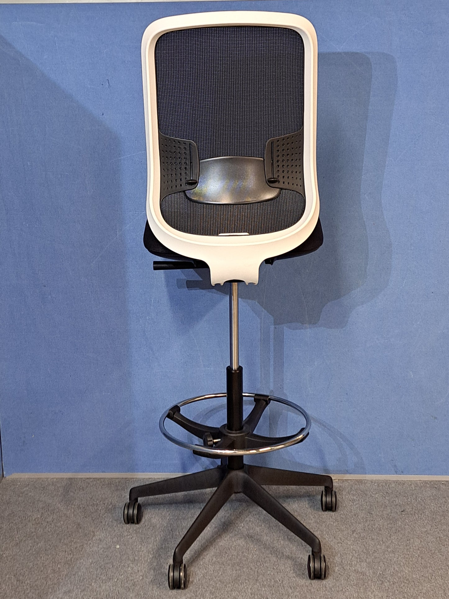 Orangebox Do Mesh Back Draughtsman Chair, Black Wool Seat (Used)