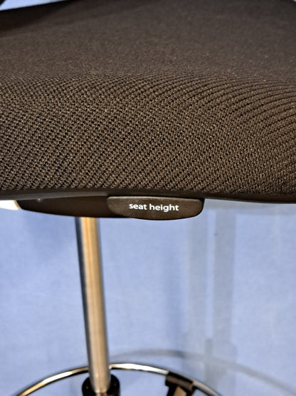 Orangebox Do Mesh Back Draughtsman Chair, Black Wool Seat (Used)
