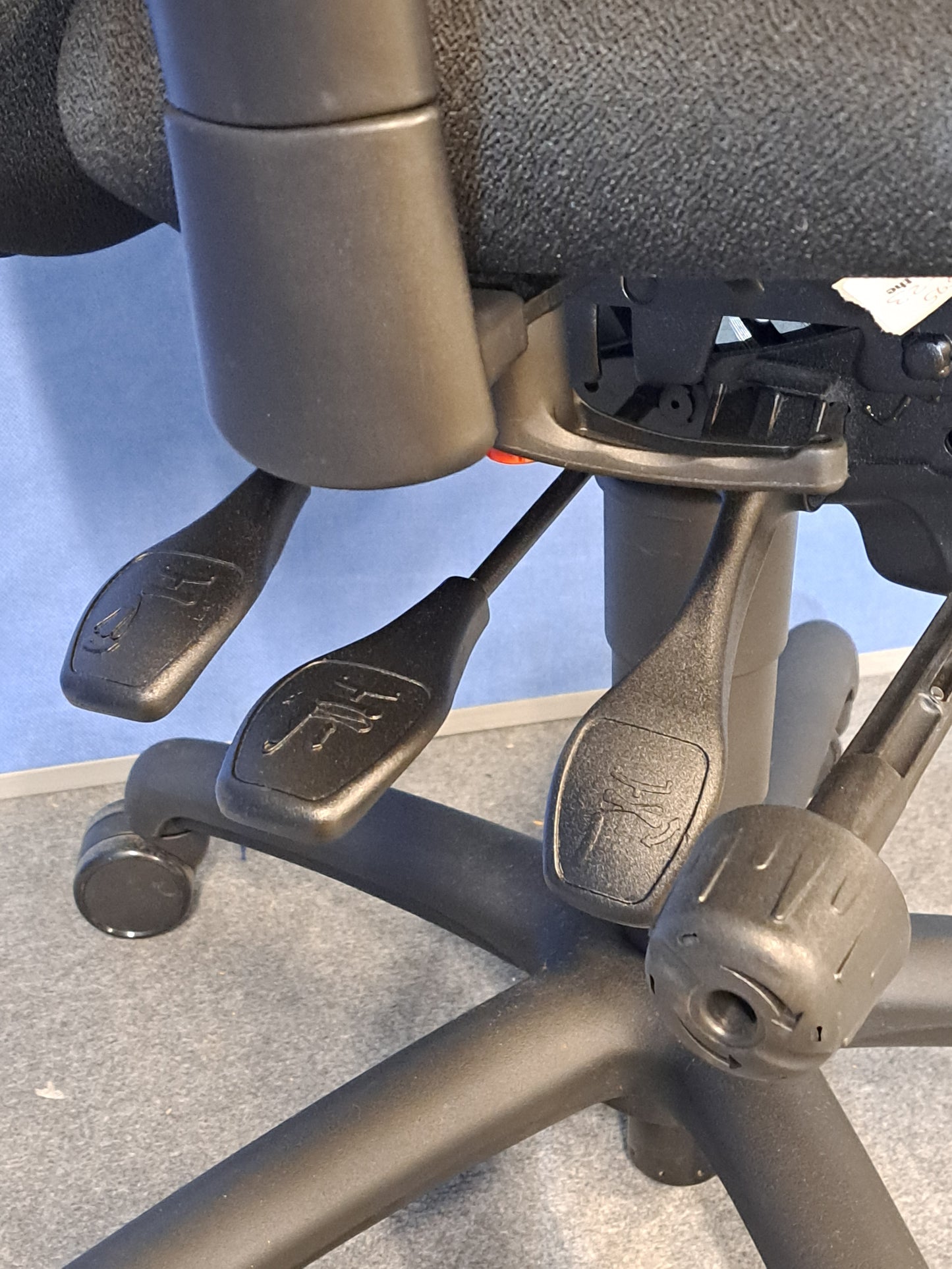 Adapt by Ergochair High Back Operators Armchair with Headrest - Black (used)
