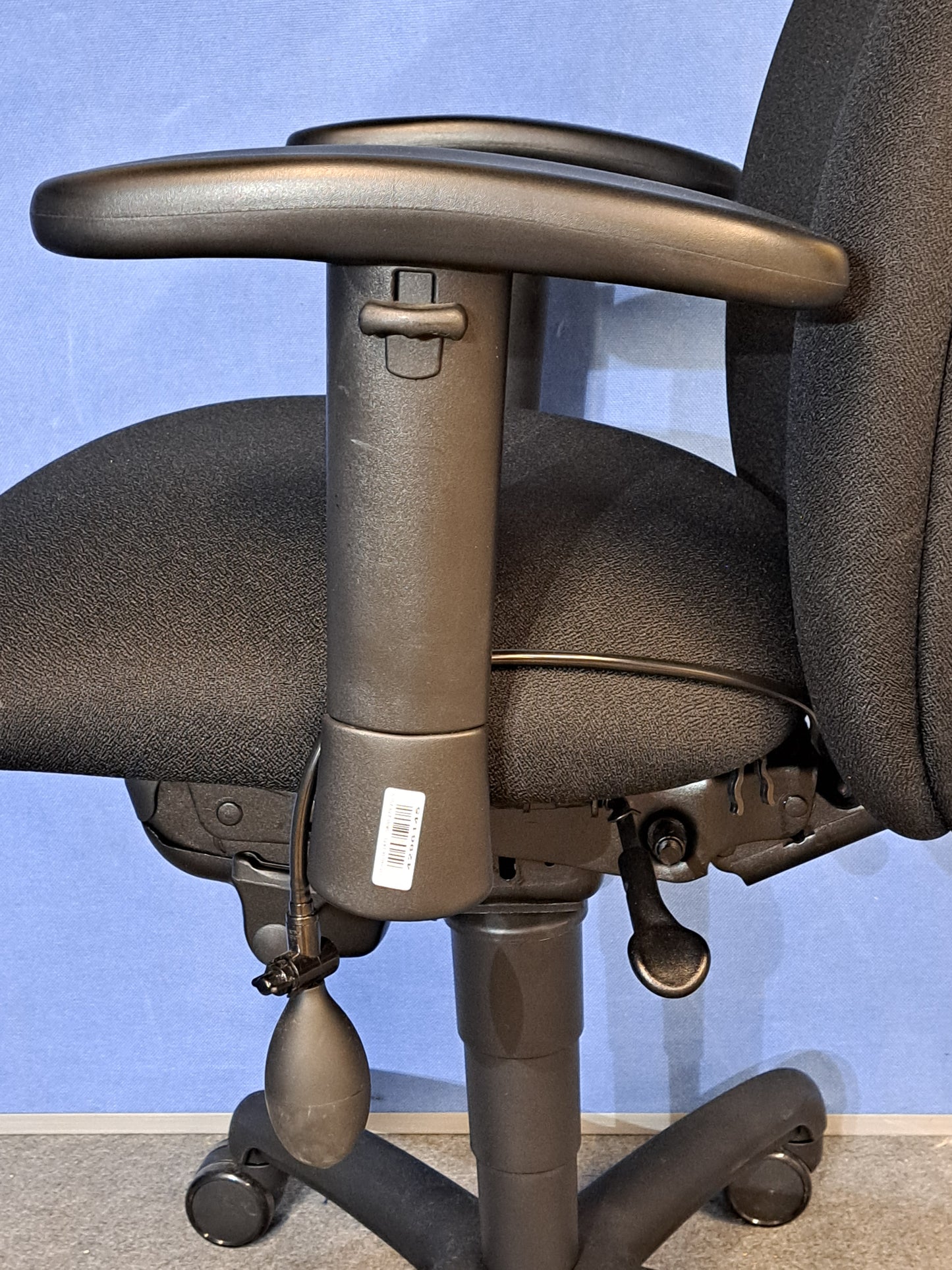 Adapt by Ergochair High Back Operators Armchair with Headrest - Black (used)