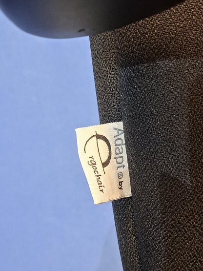 Adapt by Ergochair High Back Operators Armchair with Headrest - Black (used)