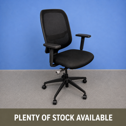 Boss Design Apply Task Armchair, Black Fabric - used office furniture