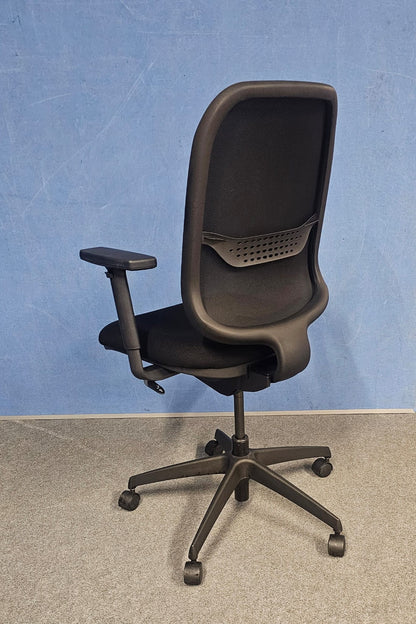 Boss Design Apply Task Armchair, Black Fabric (used)