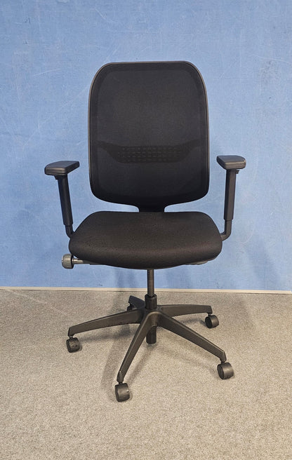 Boss Design Apply Task Armchair, Black Fabric (used)