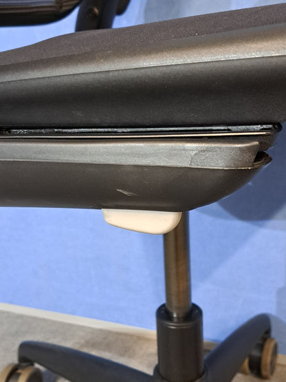 Used Humanscale Diffrient World Mesh Back Operators Armchair with Black Padded Seat