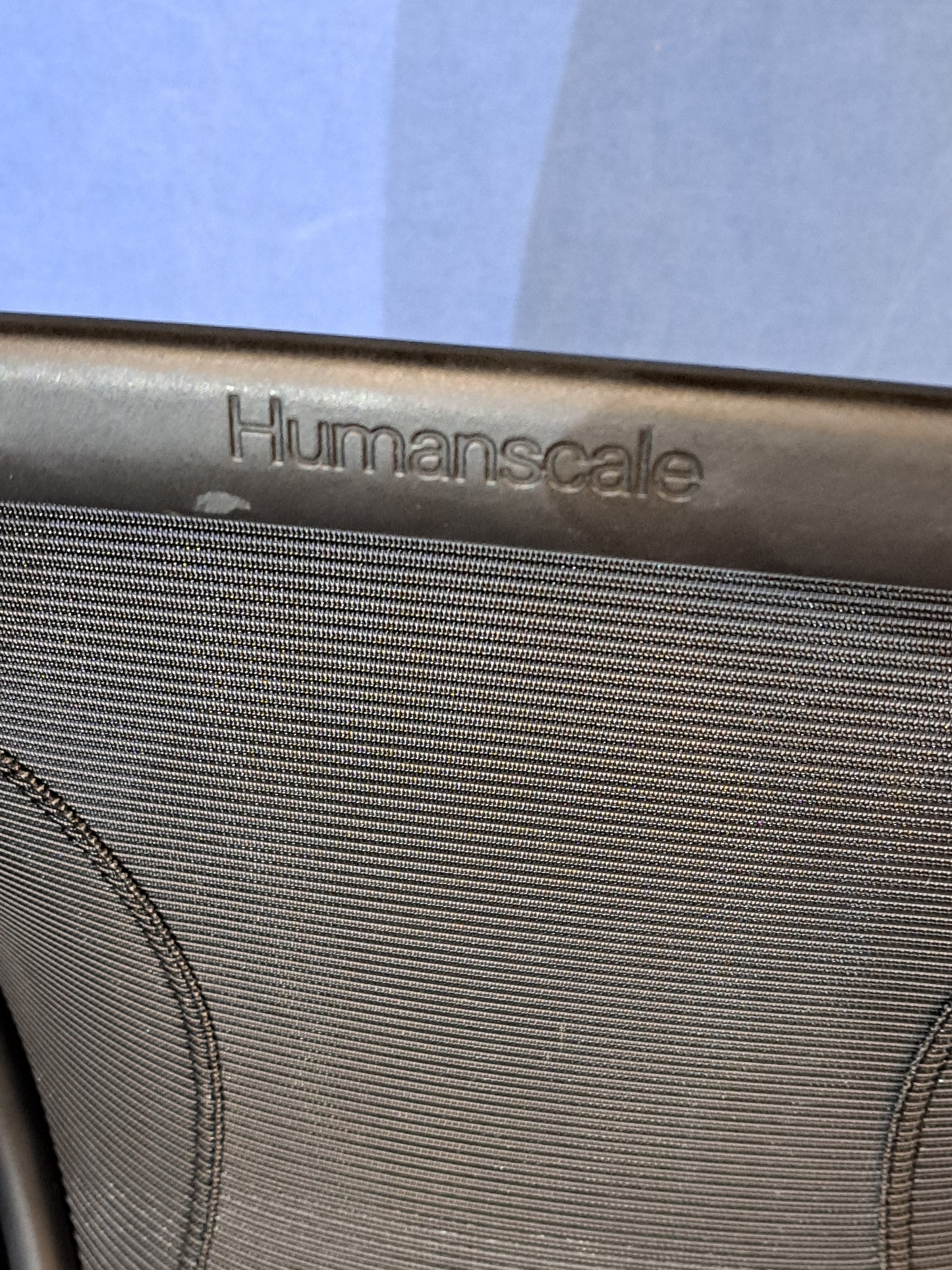 Used Humanscale Diffrient World Mesh Back Operators Armchair with Black Padded Seat
