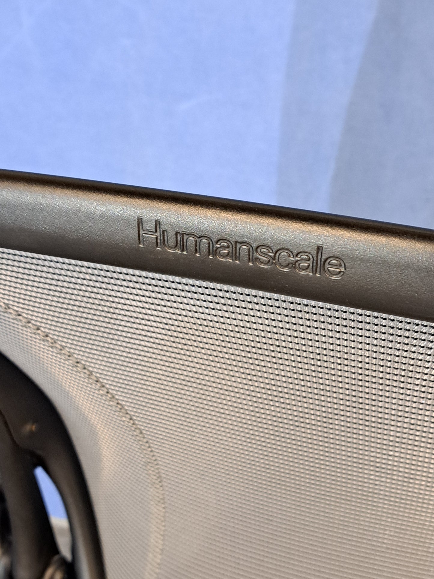 Used Humanscale Diffrient World Mesh Back Operators Armchair with Grey Padded Seat