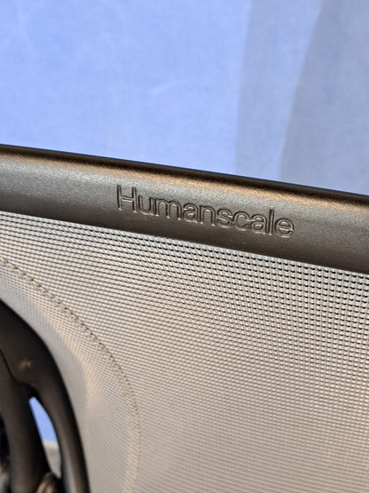 Used Humanscale Diffrient World Mesh Back Operators Armchair with Grey Padded Seat
