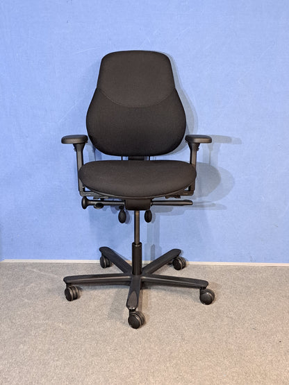 Orangebox Flo Mid Back Task Chair with Black Polyester Seat (Used)