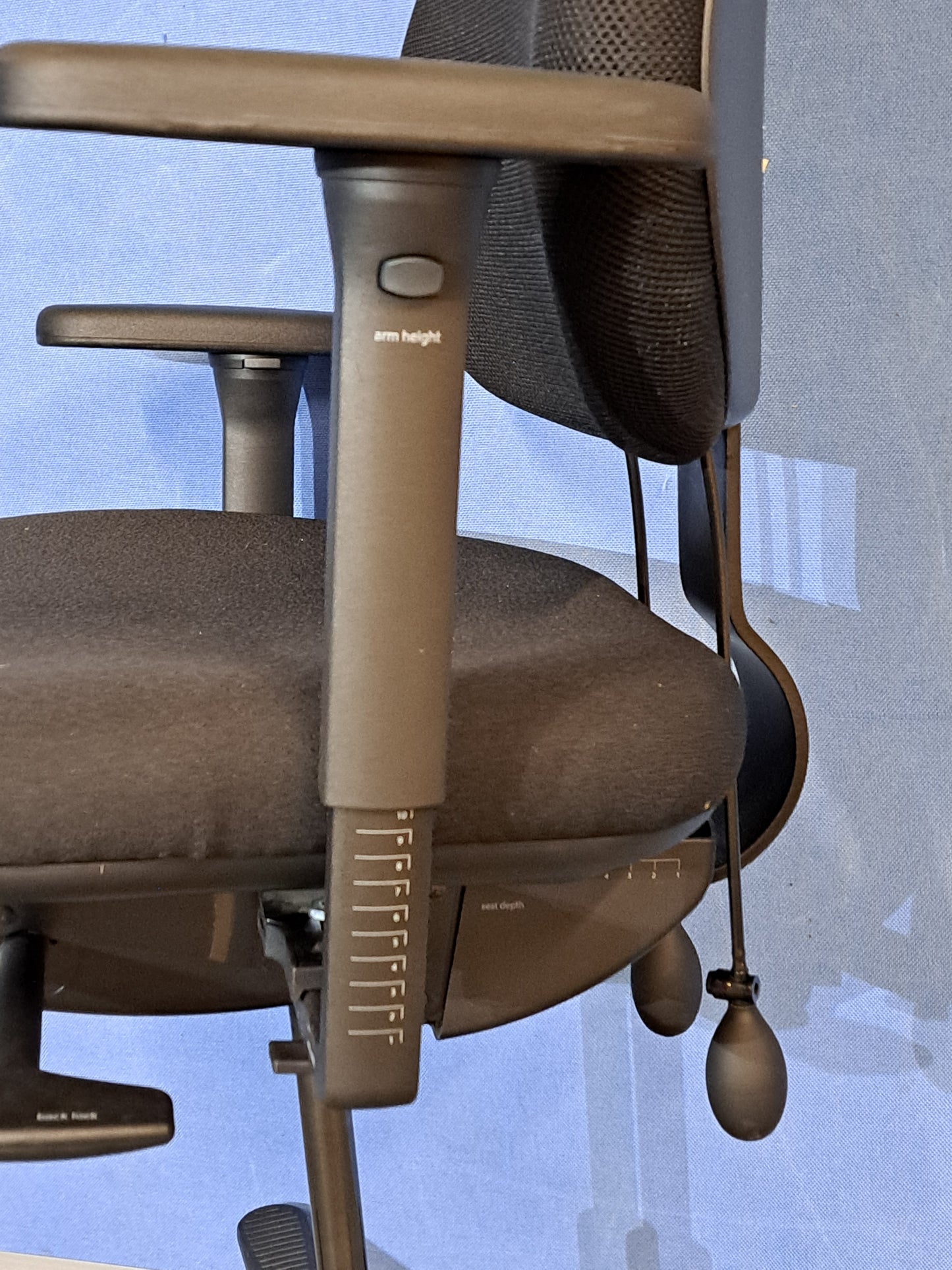 Orangebox Flo Mid Back Task Chair with Black Polyester Seat (Used)