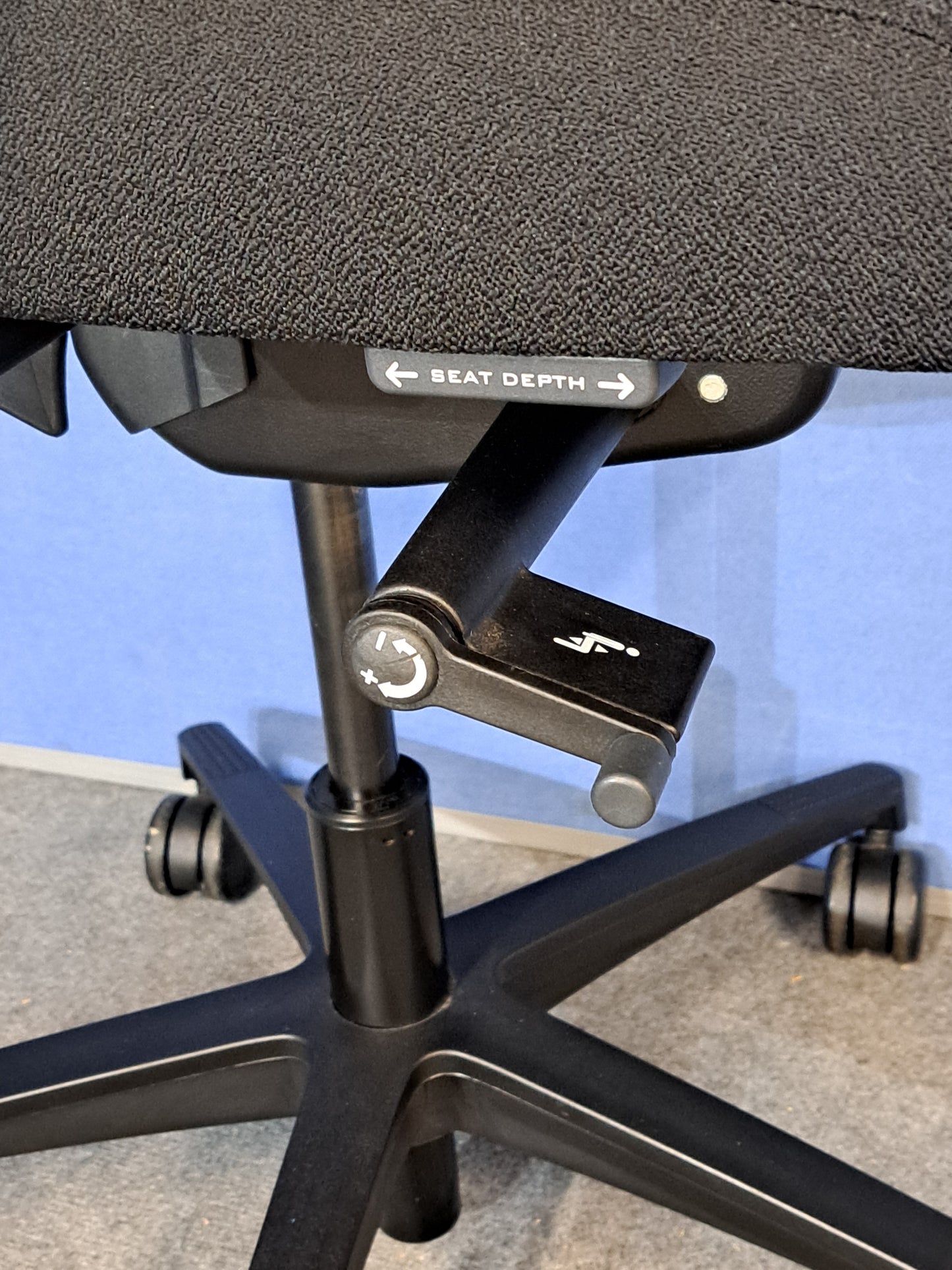Used Connection Fully Adjustable Black Office Armchair