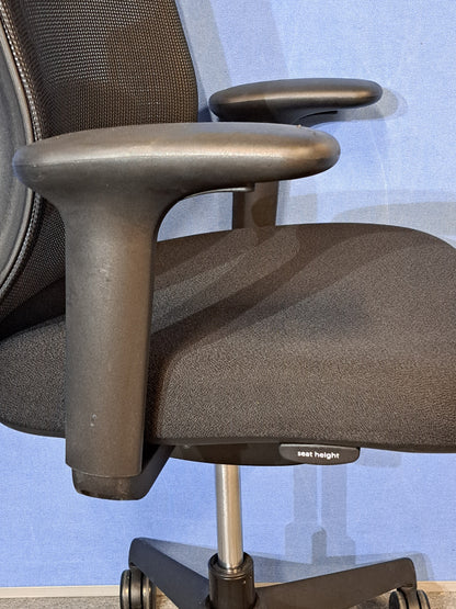 Orangebox Do Mesh Back Operators Armchair with Black Polyester Seat (Used)