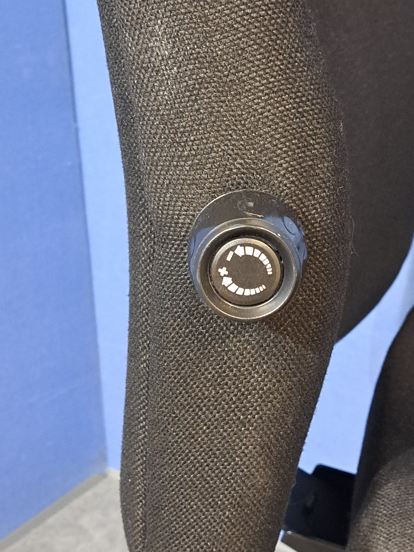 Black High Back Ergonomic Operators Armchair (Used)
