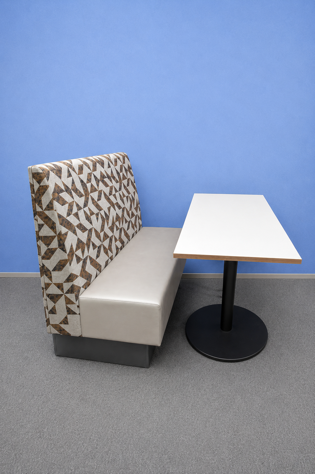 High Back 4 Seater Office Booth with Table (Used)