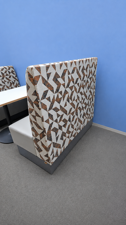 High Back 4 Seater Office Booth with Table (Used)
