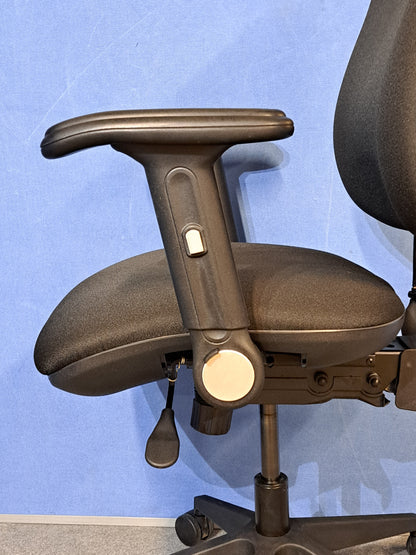 High Back Operators Armchair Black (Used)