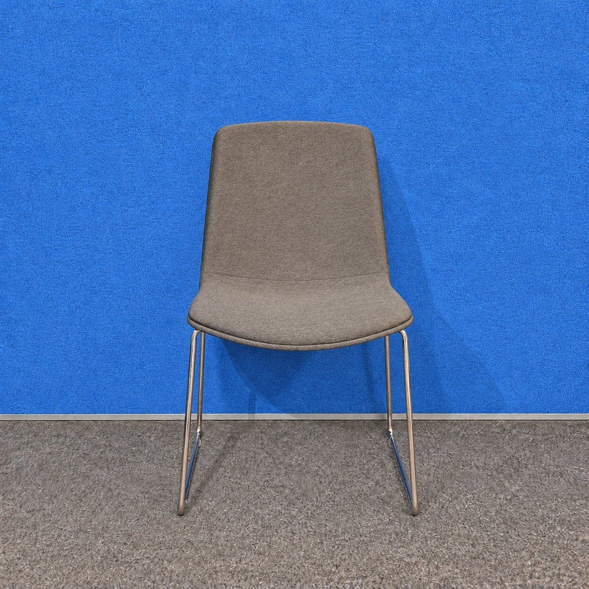 Orangebox Cubb-07 Chair Grey with Chrome Sled Base (Used)