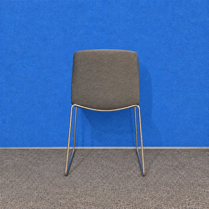 Orangebox Cubb-07 Chair Grey with Chrome Sled Base (Used)