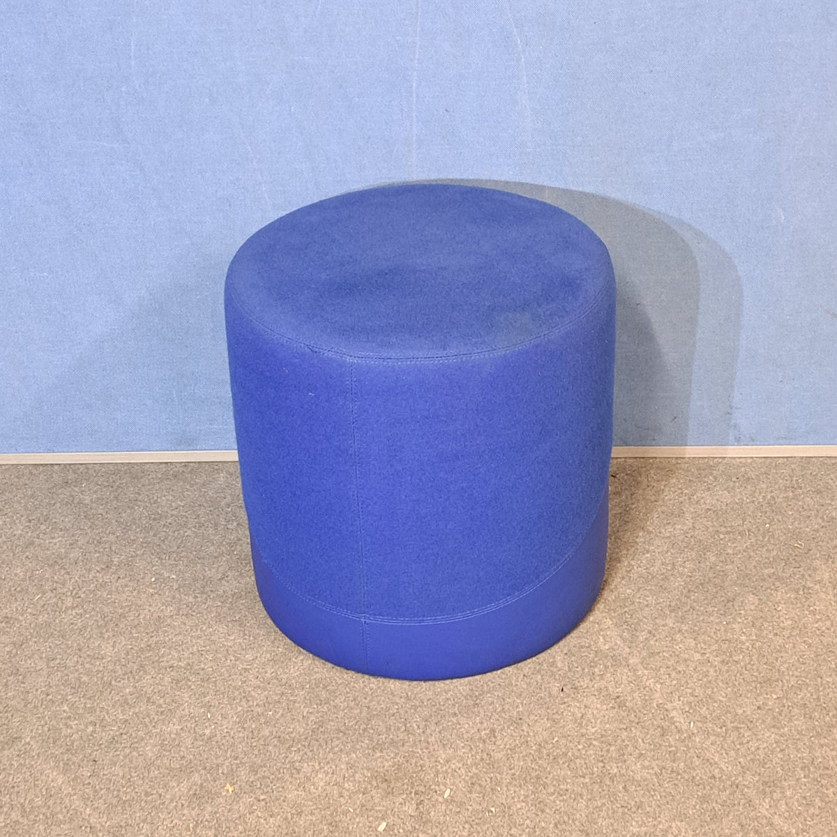 Boss Design Upholstered Breakout Stool Blue (used)