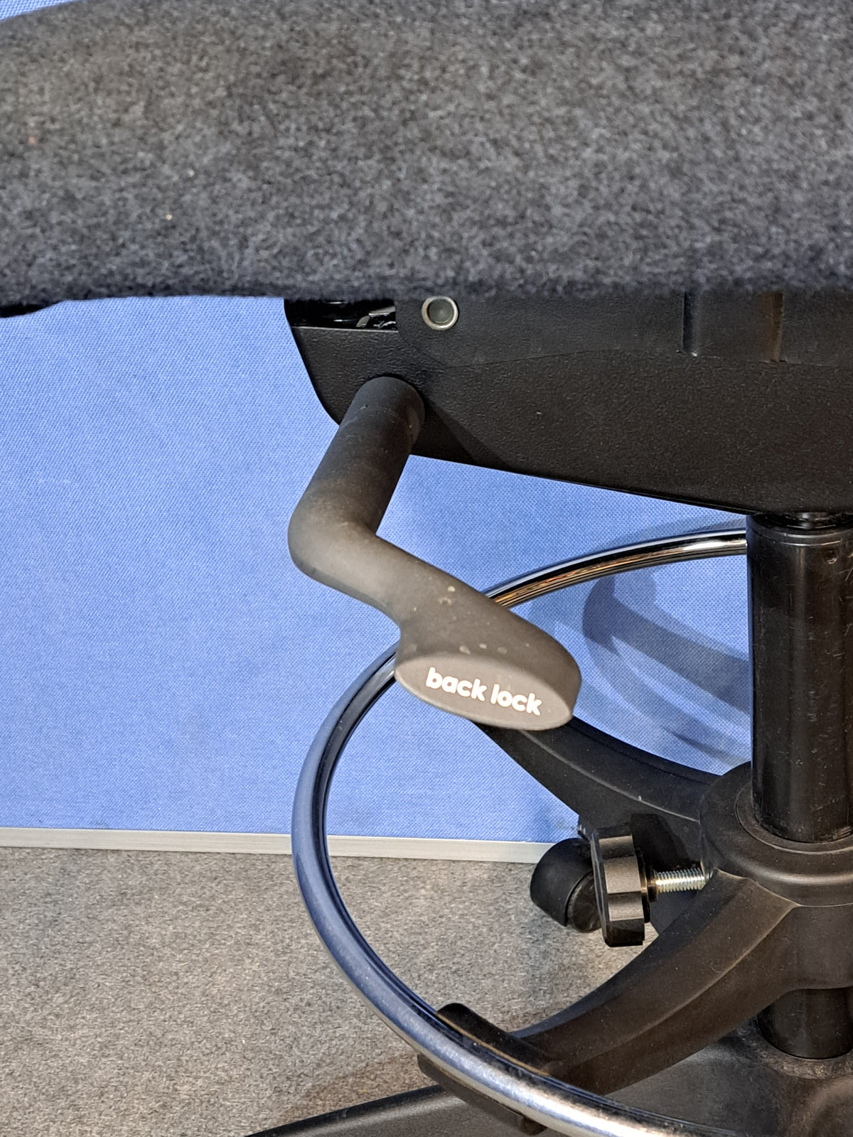 Boss Design Mesh Back Draughtsman Chair Grey (used)