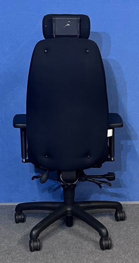 Adapt by Ergochair Operators Armchair High Back - Medium Seat - Headrest - Black (Used)