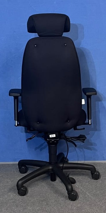 Adapt by Ergochair Operators Armchair High Back - Large Seat - Headrest - Black (Used)