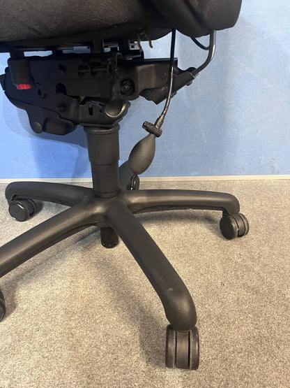 Adapt by Ergochair Operators Armchair High Back - Large Seat - Headrest - Black (Used)