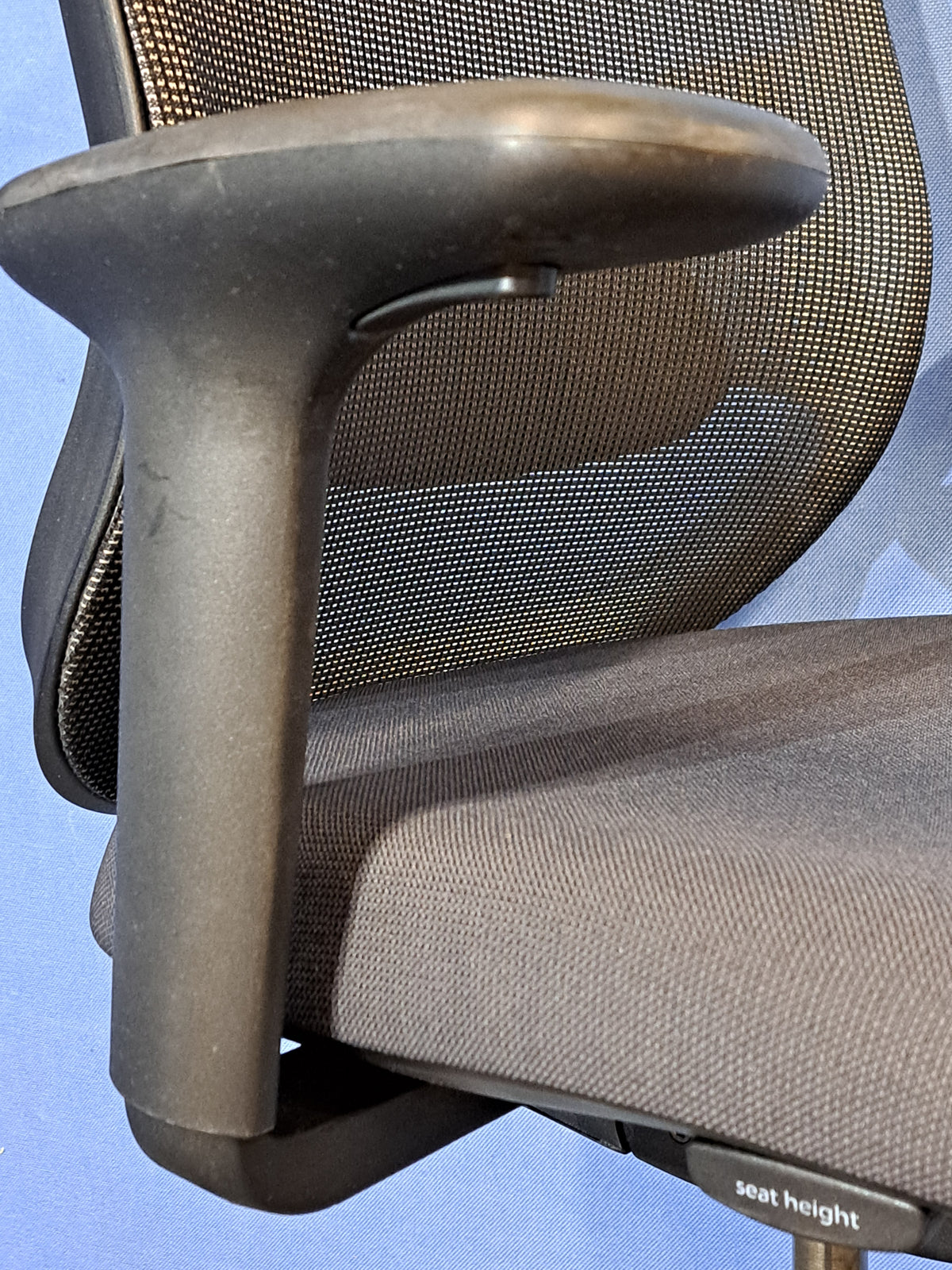 Orangebox Do Mesh Back Operators Armchair Black / White with Grey Seat (Used)