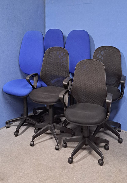 *SALE* Used Clearance Operator Chairs - Assorted Colours | Office Seating