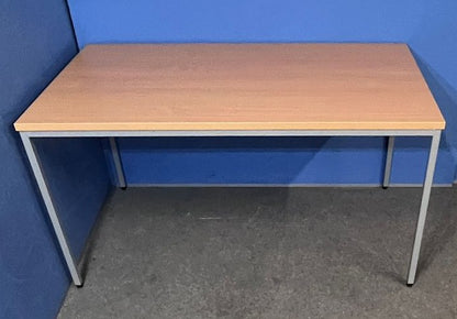 1600x800mm 4 Legged Meeting Table Beech (used)